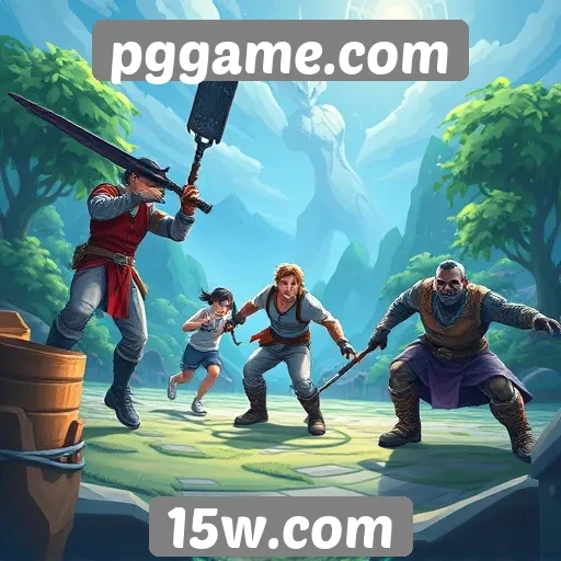 Variedade de jogos disponíveis no pggame.com